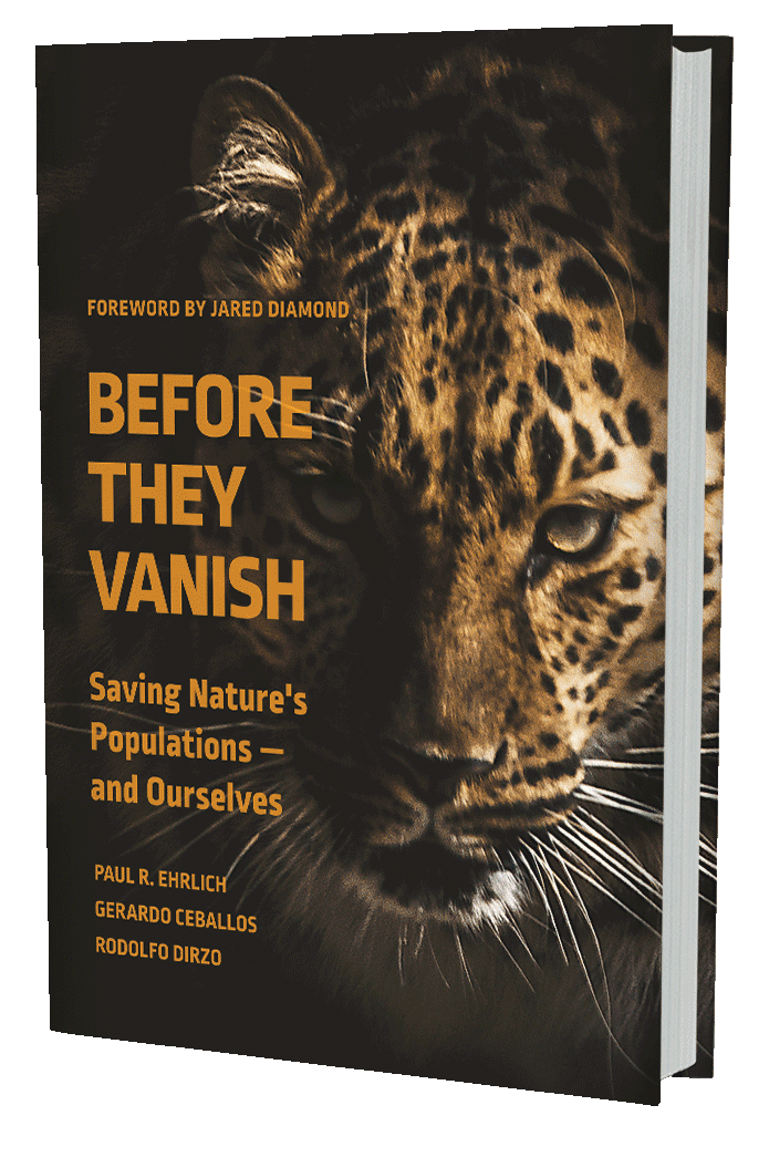 Before They Vanish: Saving Nature's Populations ― and Ourselves (book cover)