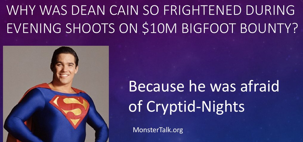 One of the many fine slides from Blake's presentation at CryptidCon 2017