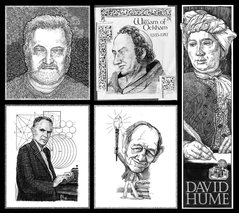 Skeptic Activists and Heros ilustrated by Pat Linse