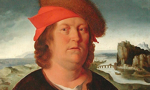 Paracelus depiction copied from a portrait that may have been painted from life.