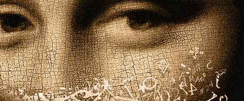 DaVinci Code (detail of book cover)